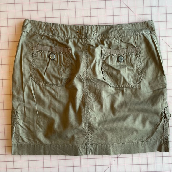 Hei Hei mini skirt sz 12 cargo pockets olive anthropologie urban outfitters - Picture 2 of 12